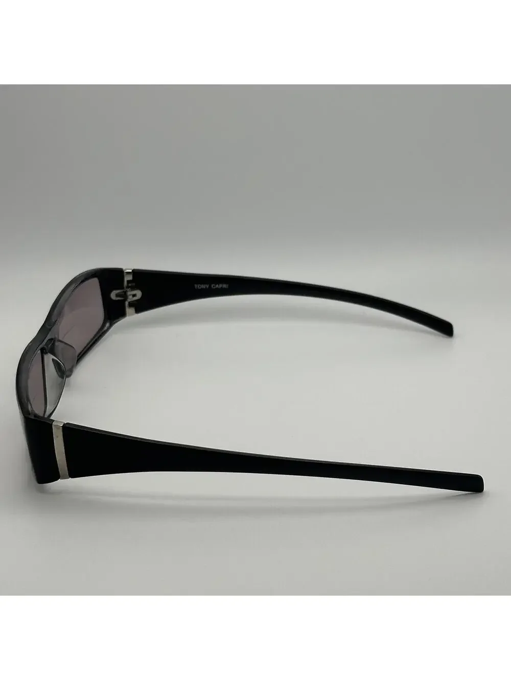 Tony Capri Black Rectangular Prescription Sunglasses Frames